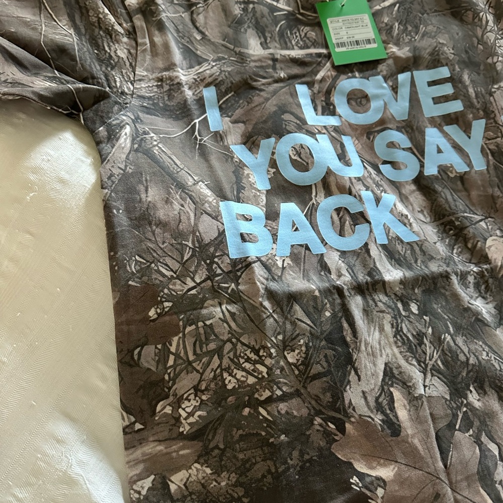 Lonely Ghost Camo T-Shirt I Love You Say it Back